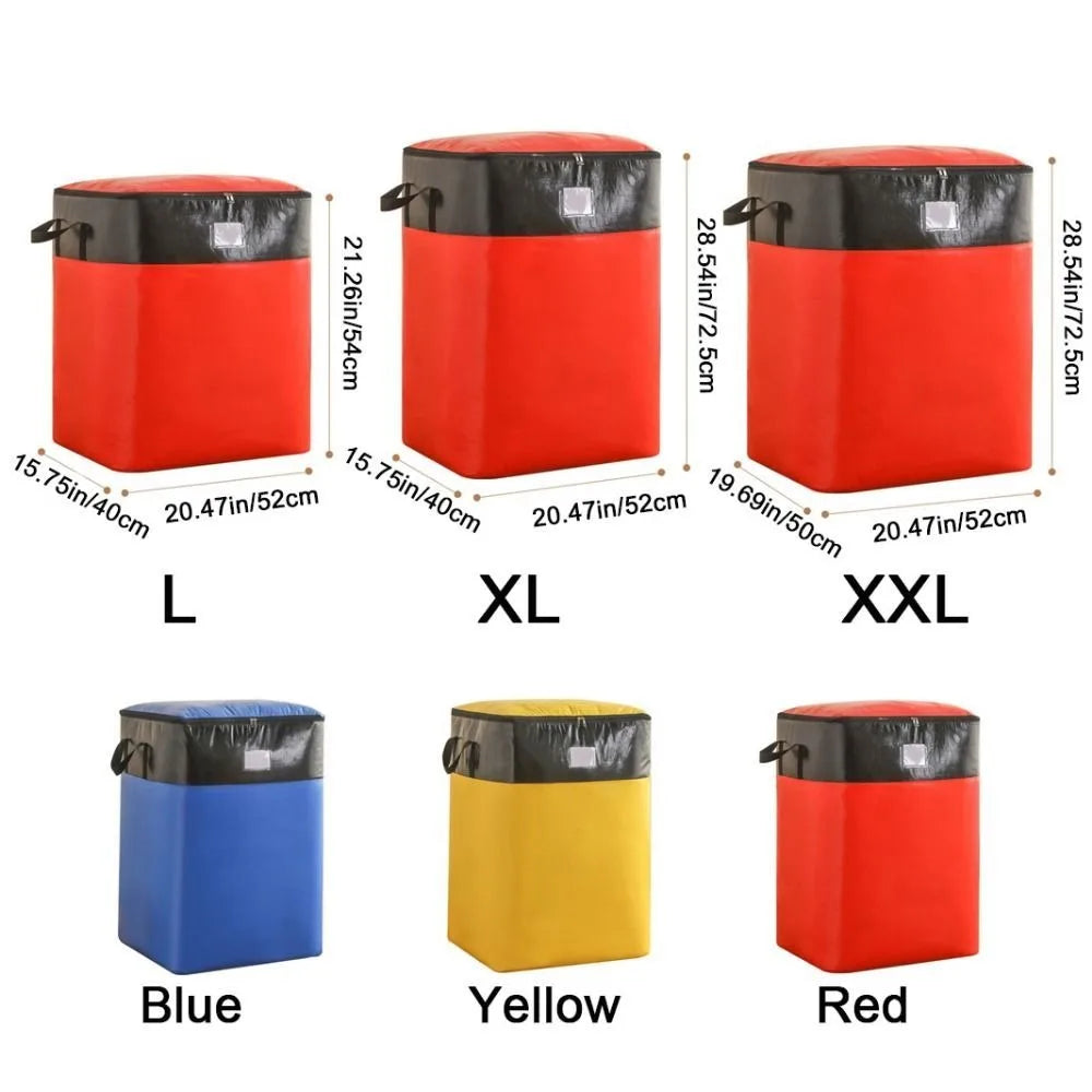 Large Capacity Moving Package Bag Multifunctional Durable Luggage Packing Bag Waterproof Dustproof Clothes Quilt Storage Bag