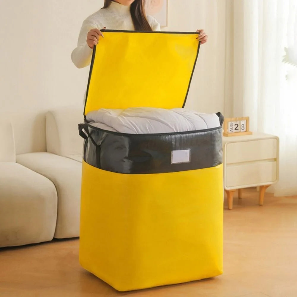 Large Capacity Moving Package Bag Multifunctional Durable Luggage Packing Bag Waterproof Dustproof Clothes Quilt Storage Bag