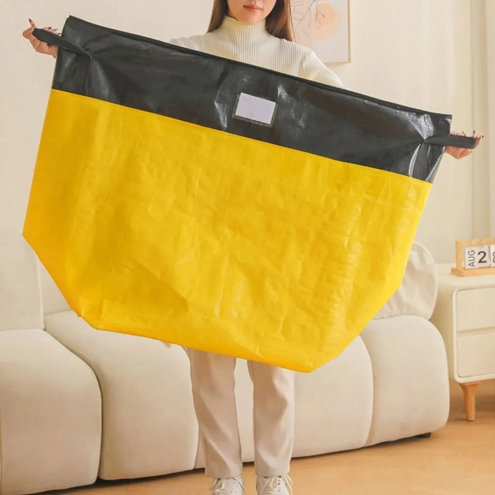 Large Capacity Moving Package Bag Multifunctional Durable Luggage Packing Bag Waterproof Dustproof Clothes Quilt Storage Bag