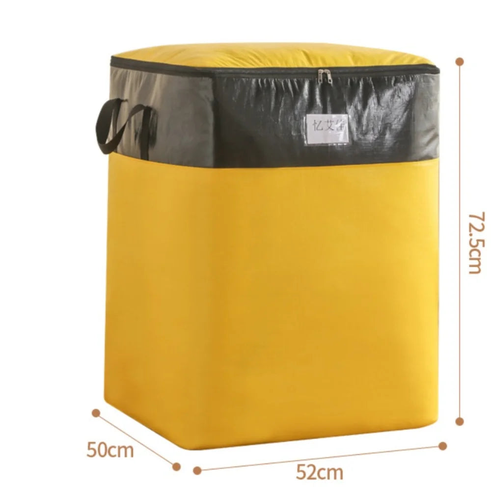 Large Capacity Moving Package Bag Multifunctional Durable Luggage Packing Bag Waterproof Dustproof Clothes Quilt Storage Bag